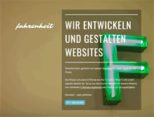 Tablet Screenshot of fahrenheit.ch